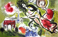 MARC CHAGALL (After) Romeo and Juliet Print, I231 of 500